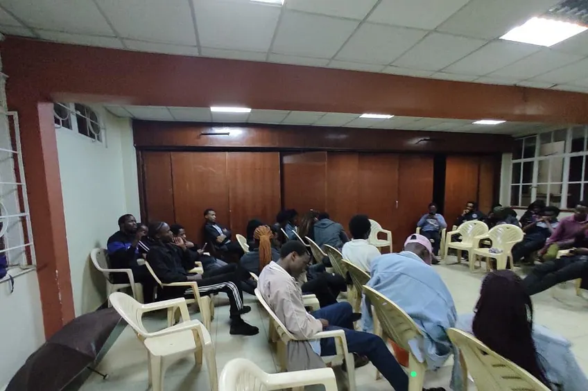 Young people attending a U-MATTER Kenya peer support forum
